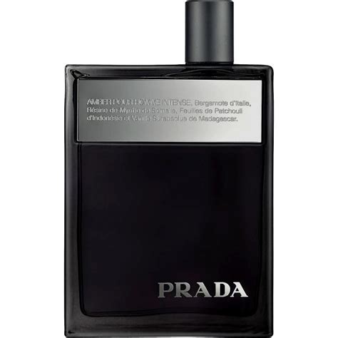 prada mens amber intense|prada amber pour homme fragrantica.